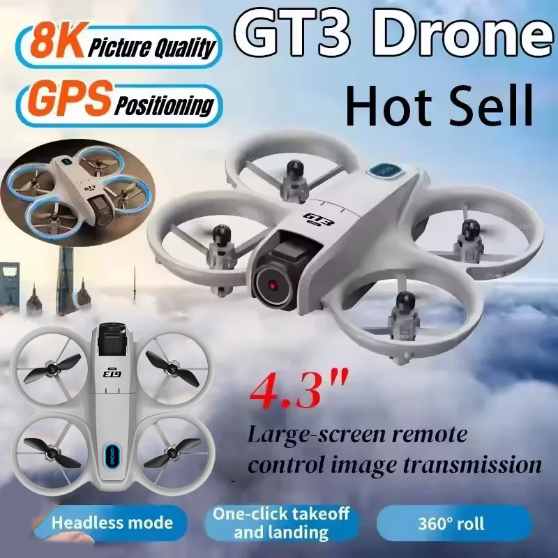 Rc Helicopter Charger - GT3 Drone 8K HD Dual Cameras