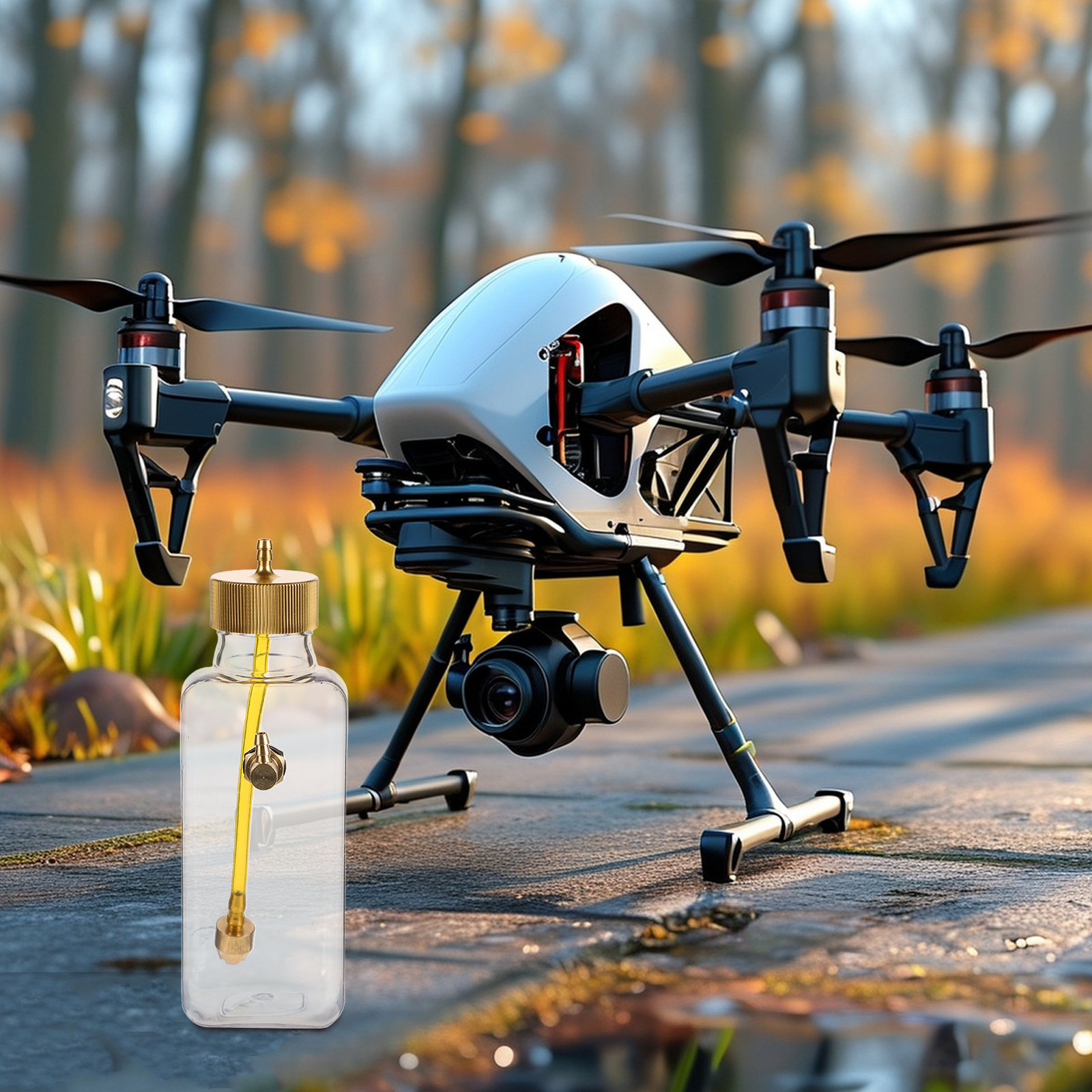 Rc Helicopter Gas - 1Set Clear Plastic Rc Gas Tank