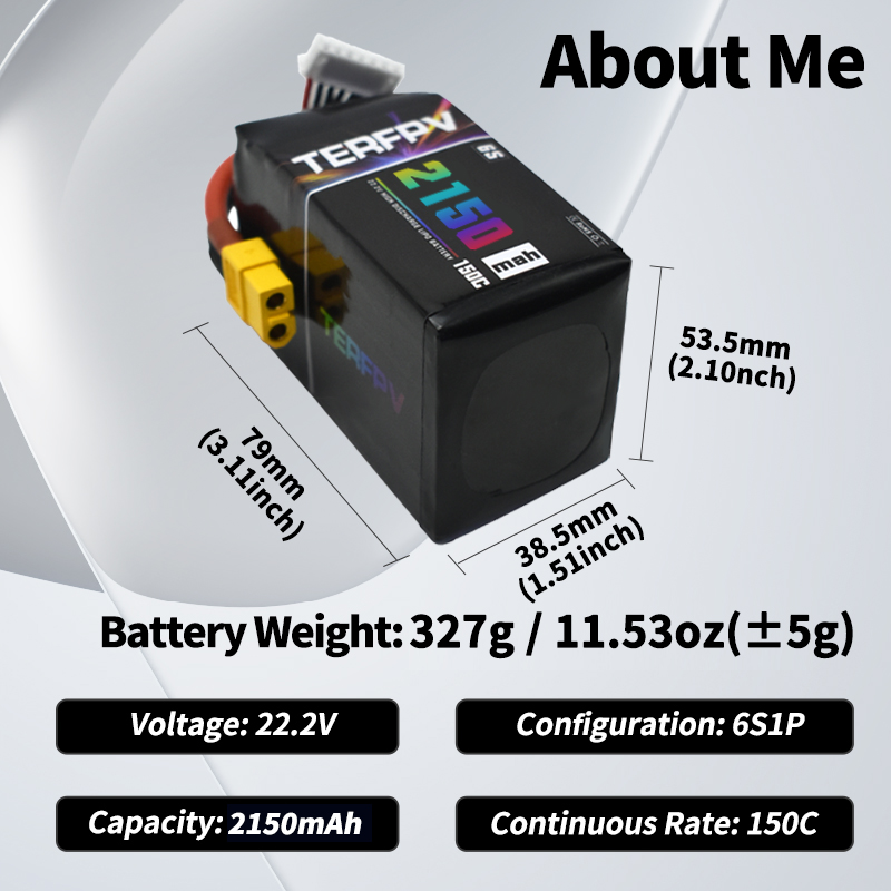 TERFPV Lipo Battery 6S 22.2V 1 - Rc Helicopter Battery บทวิจารณ์และราคา