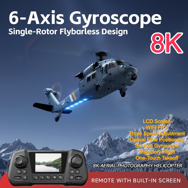 Single-Rotor Flybarless Design - Rc Helicopter Single Rotor บทวิจารณ์และราคา