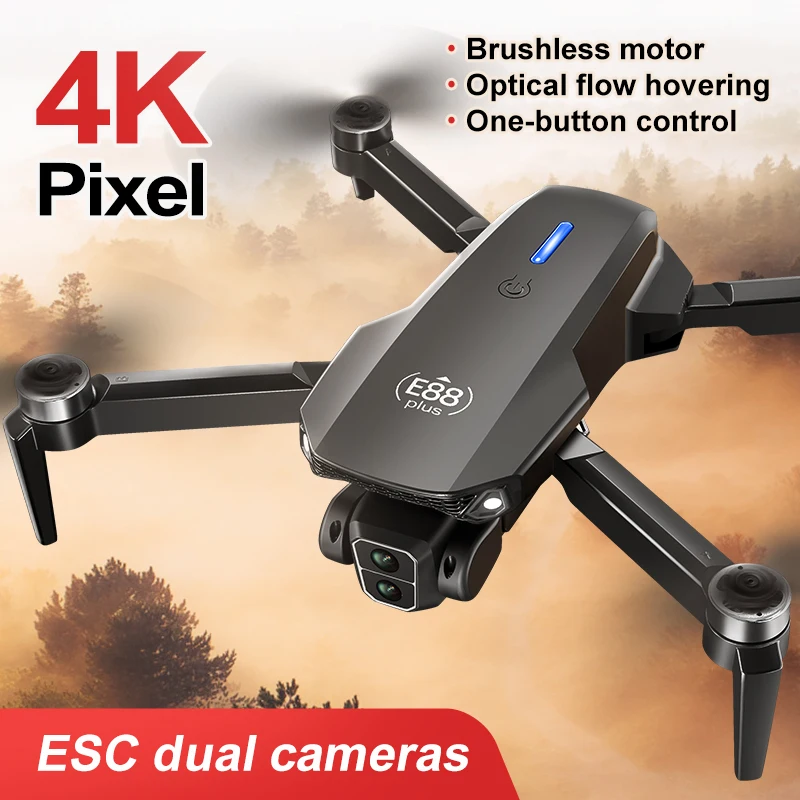 New E88 Plus Quadcopter Drone: - Rc Helicopter Case บทวิจารณ์และราคา