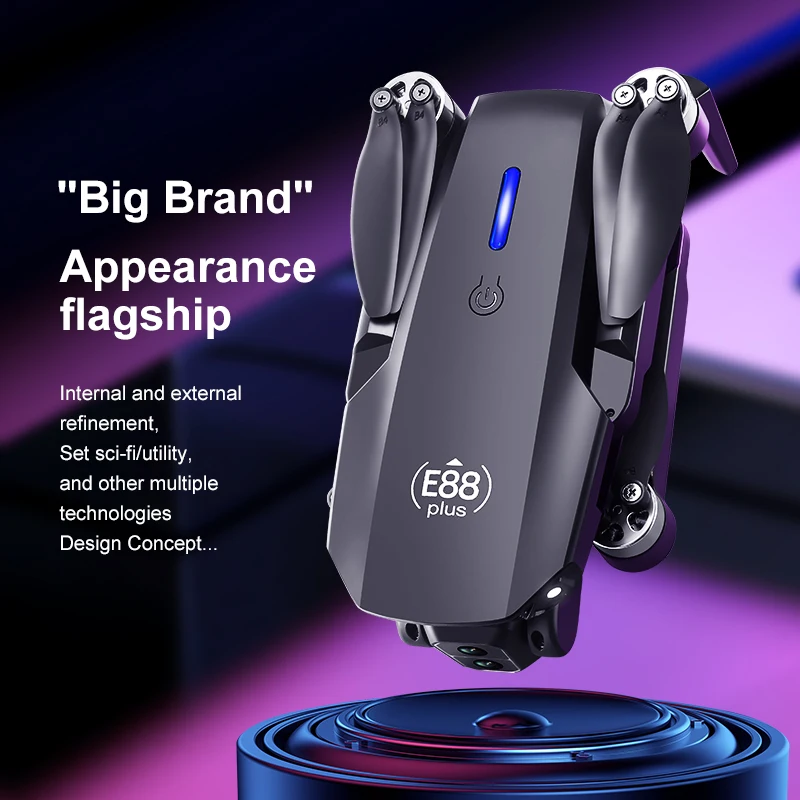 New E88 Plus Quadcopter Drone: - Rc Helicopter Case บทวิจารณ์และราคา