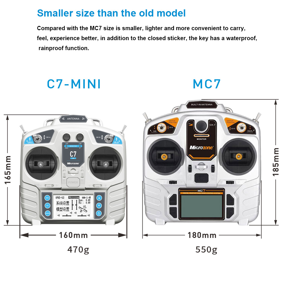 MicroZone MC7 Controller C7 MI - Rc Helicopter Remote Control บทวิจารณ์และราคา