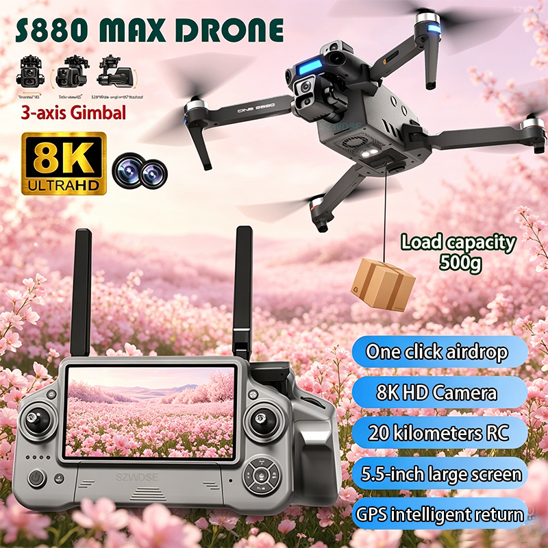 2026 New 8K Dual Camera Drone  - Rc Helicopter Charger บทวิจารณ์และราคา