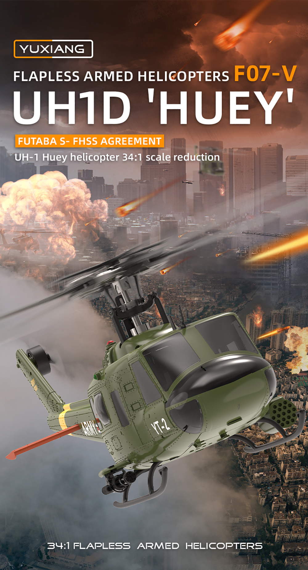 New YUXIANG RC Helicopter F07- - Rc Helicopter Gyro บทวิจารณ์และราคา